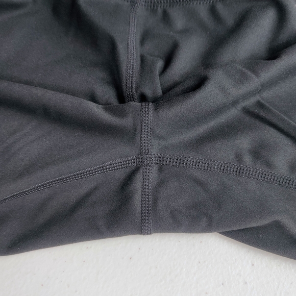 CHICO'S Ponte Pull-on Pants 2/L Ankle Shimmer Side Stripe Leggings Pockets - Picture 7 of 10